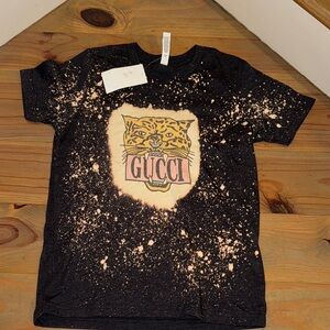 Bella Canvas Black and Tan Graphic Tee